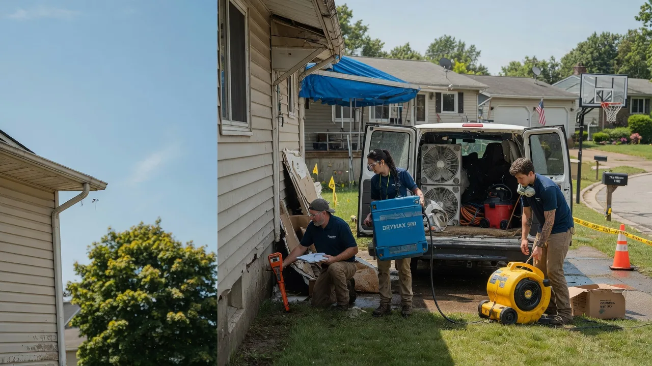 Ceiling Leak Cleanup in Dodge, WI near me